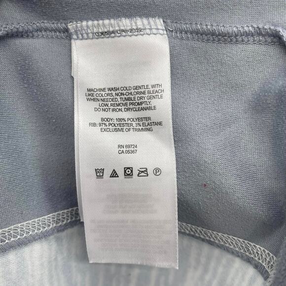 Columbia Light Blue Heathered 1/4 Zip Lightweight Fleece Pullover - Picture 5 of 5